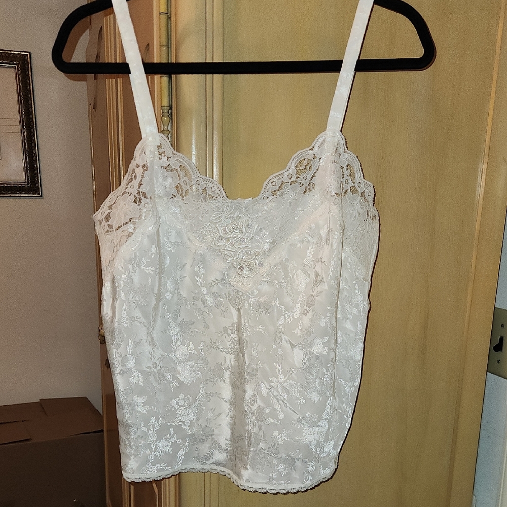 Lace Camisole Top in Cream